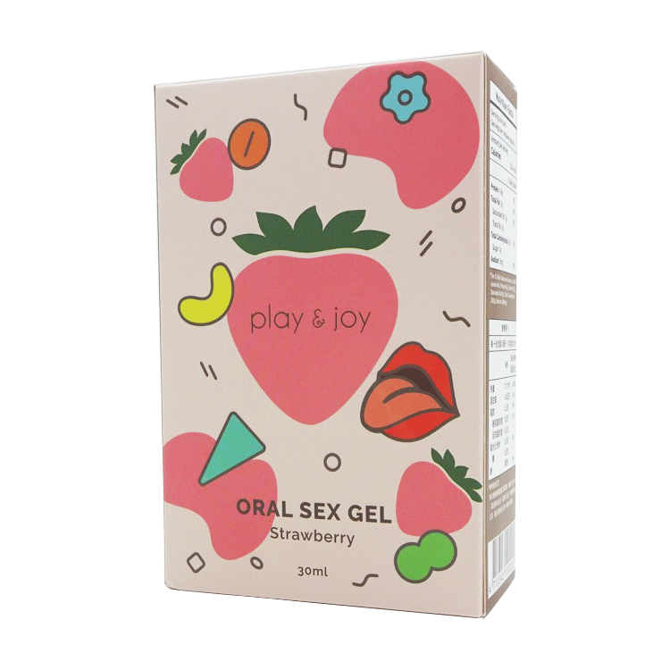 Play And Joy Strawberry Flavoured Oral Sex Gel Play And Joy Malaysia 7804